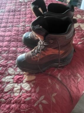 LaCrosse Brown and Black Men's Waterproof Work Boots